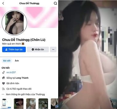 Chu có cặp vú khủng và mông căng tròn