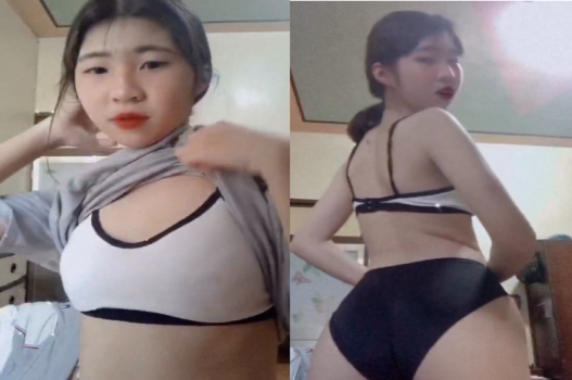 Cô sinh viên nóng bỏng thể hiện nghệ thuật quyến rũ