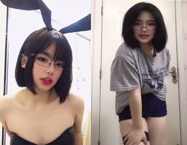 Nện tóc ngắn xinh đẹp bướm đĩ