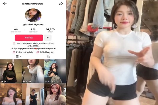 Video cấm kỵ của TikToker Lanhxinhyeu06 khiến ai cũng phát cuồng vì phần BJ đỉnh cao