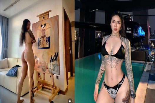 Sex Thủy Tạ cô gái dâm đãng và đầy hình xăm