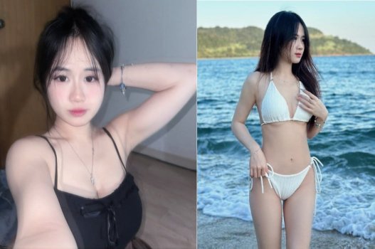 TikToker hấp dẫn với làn da trắng mịn và gương mặt xinh đẹp