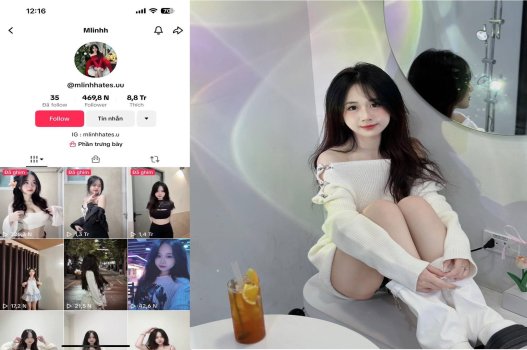 Mlinhh TikToker lộ clip sex mút cặc bạn trai